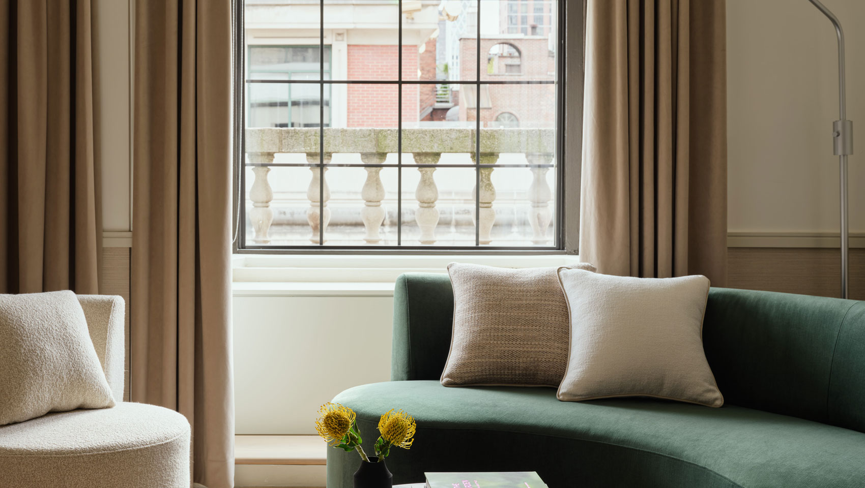 Suite sitting area at Kimpton Ashbel Hotel