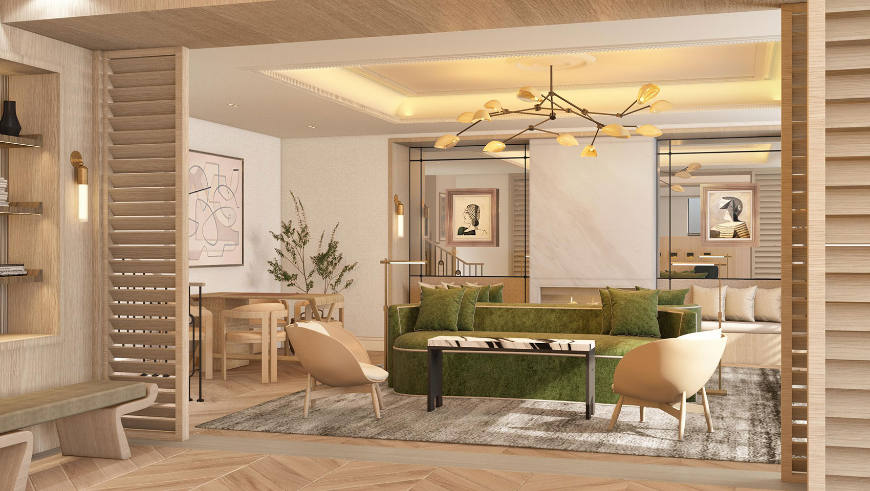 Kimpton Ashbel Hotel New York Park Avenue lobby entrance and hotel living room