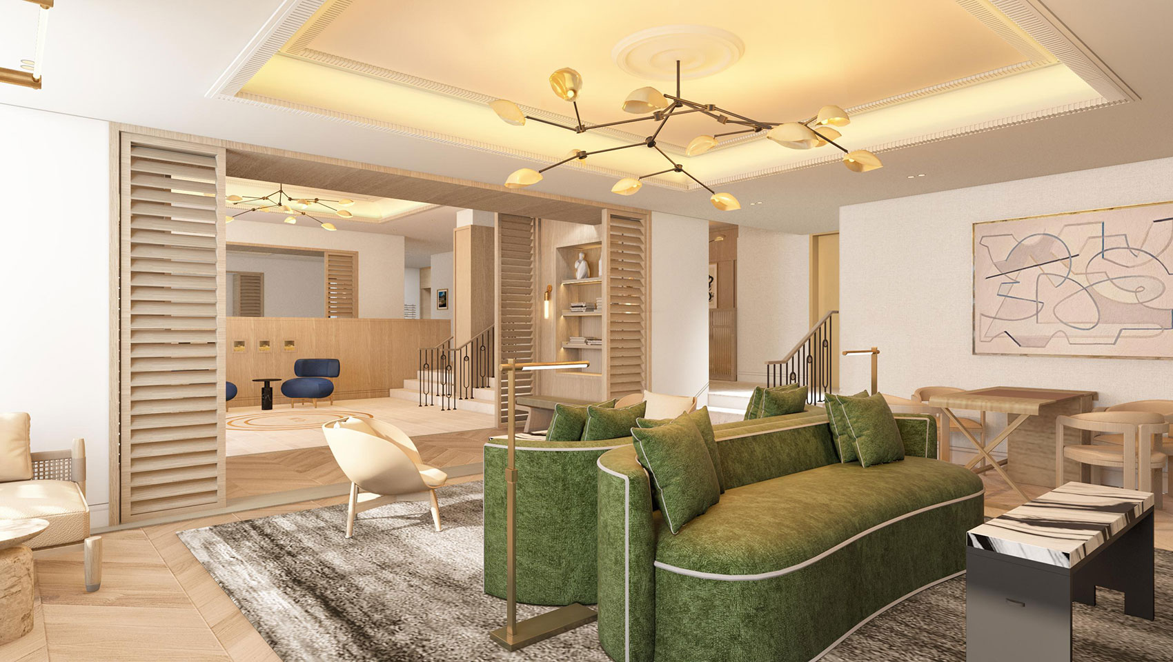 Kimpton Ashbel Hotel New York Park Avenue living room lobby with seating