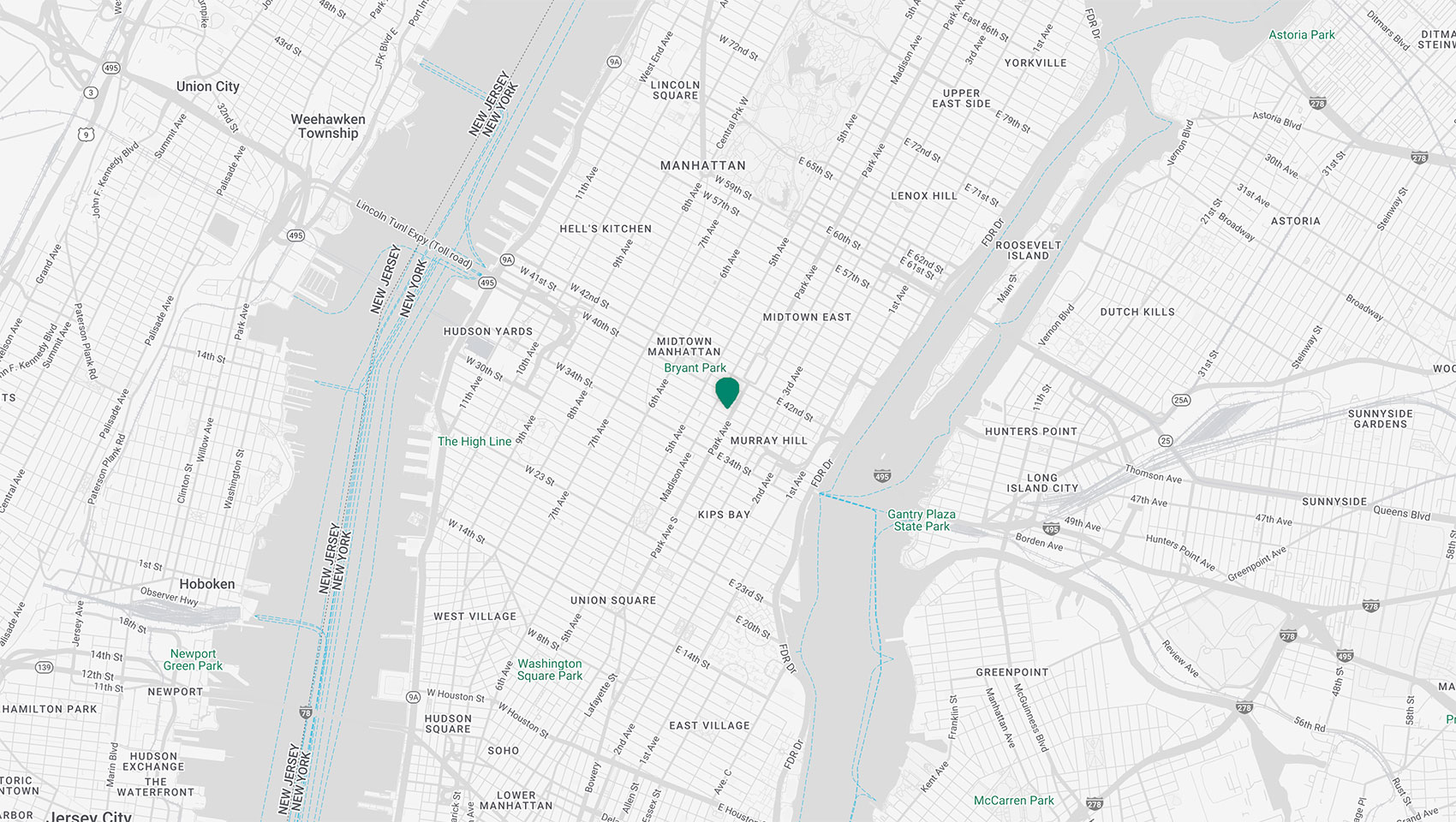 Kimpton Ashbel New York - Park Avenue area map