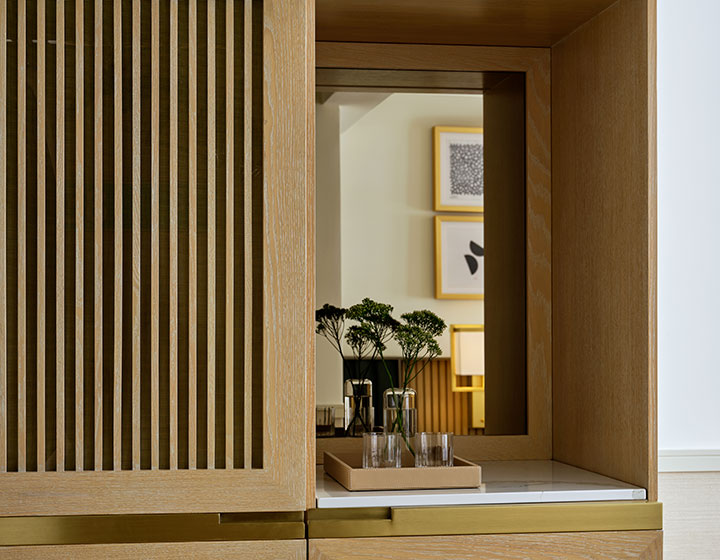 Kimpton Hotel Park Ave Guestroom seating area with city views